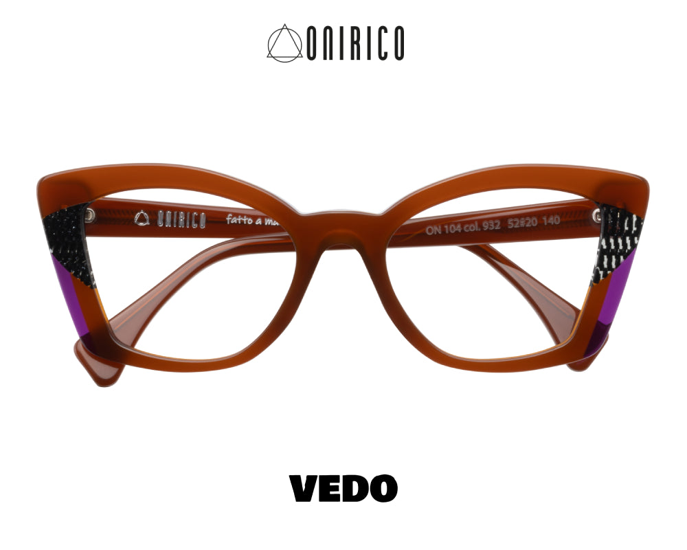 ONIRICO ON104 Oversize Butterfly Eyeglasses vedosunglasses.com brown