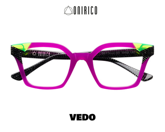 ONIRICO ON114 Squared Cat-Eye Eyeglasses vedosunglasses.com fucsia