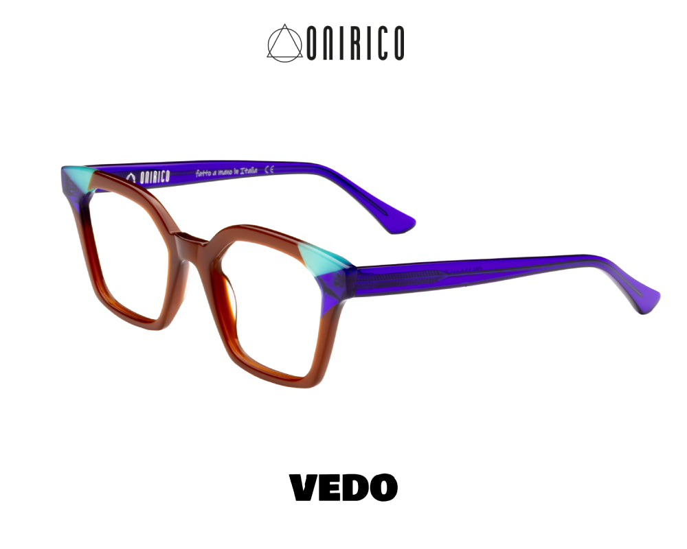 ONIRICO ON114 Squared Cat-Eye Eyeglasses vedosunglasses.com brown