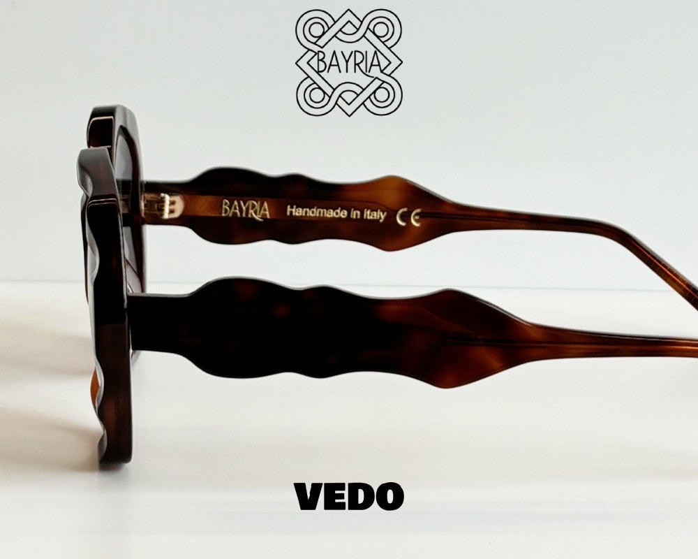 Oversize 3D milling sunglasses BAYRIA Tres Moles vedosunglasses.com brown havana