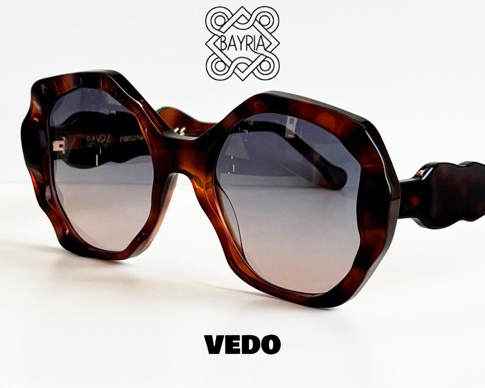 Oversize 3D milling sunglasses BAYRIA Tres Moles vedosunglasses.com brown