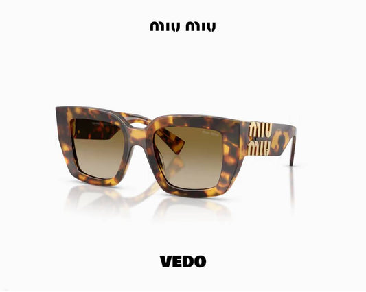 Oversize Miu Miu SMU B05 Glimpse Sunglasses brown havana