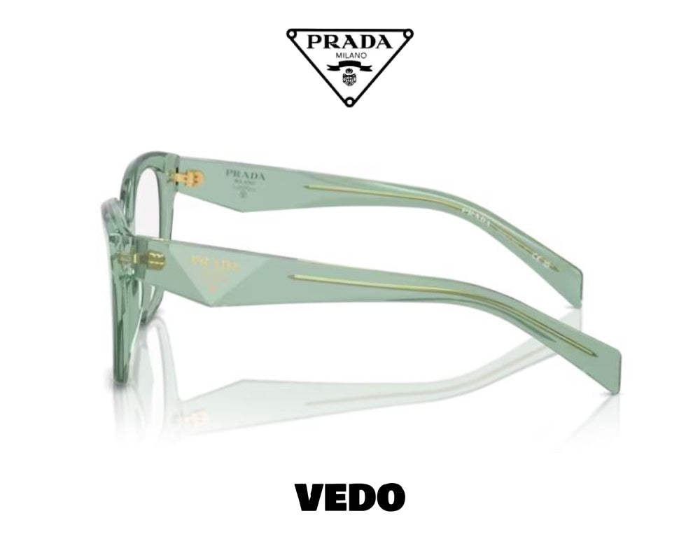 Oversize butterfly PRADA 20ZV eyeglasses vedosunglasses.com green 