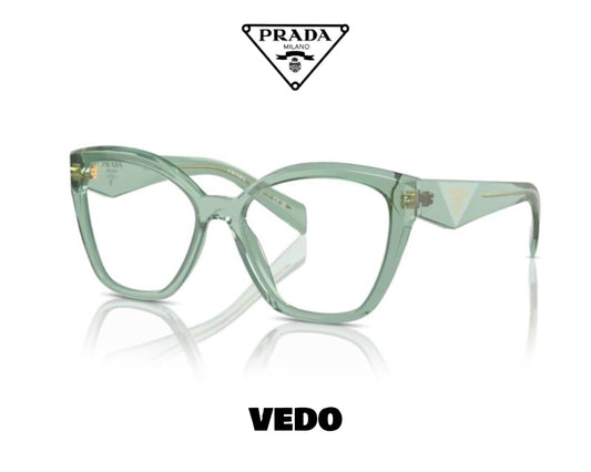Oversize butterfly PRADA 20ZV eyeglasses vedosunglasses.com green 