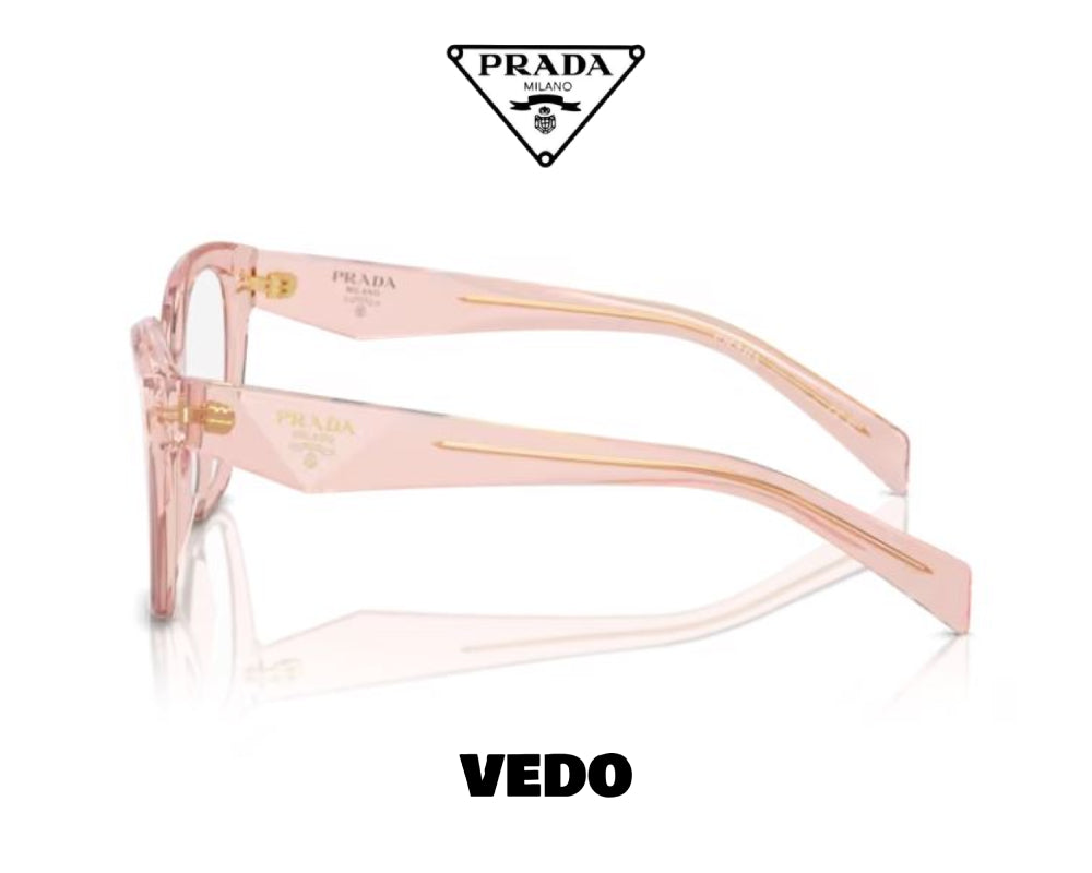 Oversize butterfly PRADA 20ZV eyeglasses vedosunglasses.com pink