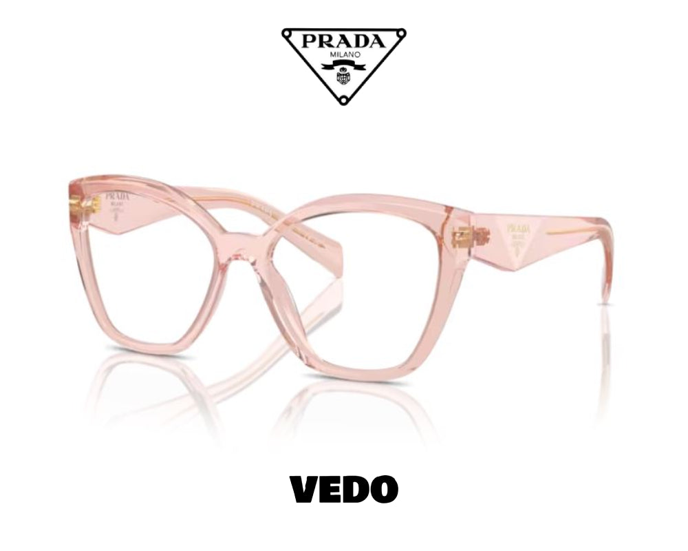 Oversize butterfly PRADA 20ZV eyeglasses vedosunglasses.com pink