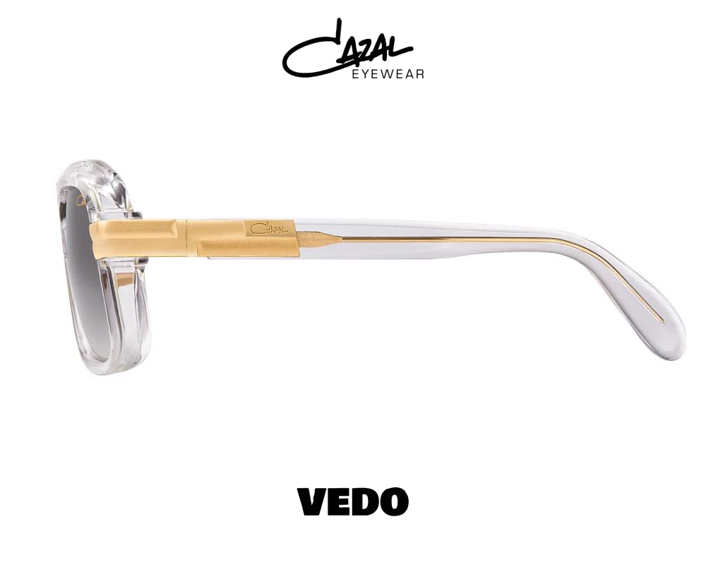Oversize gold double bridge Cazal Model 663