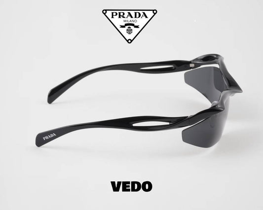 Futuristic PRADA Morph SPR A25 sunglasses vedosunglasses black