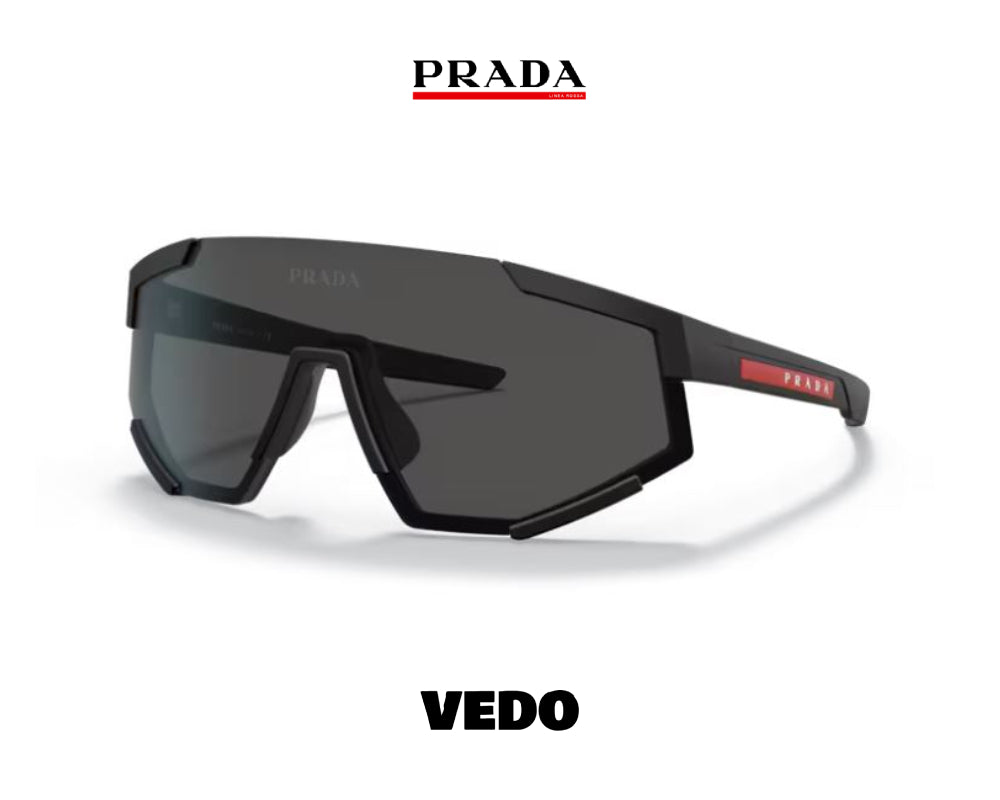 Prada Linea Rossa PS 04WS wraparound sunglasses vedosunglasses.com black