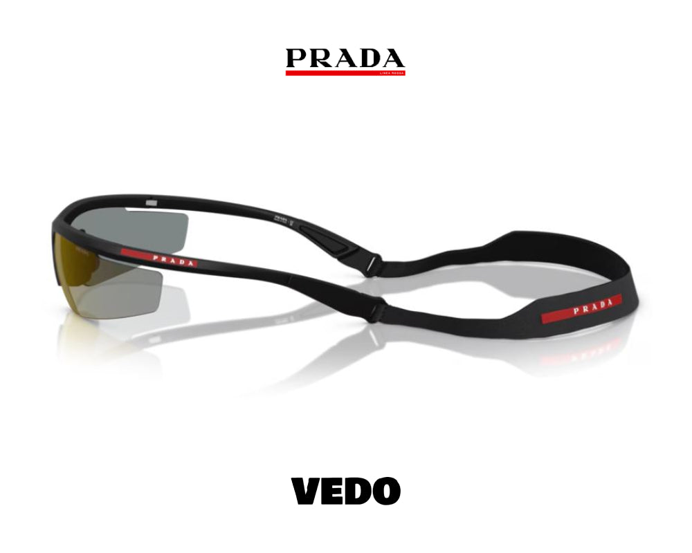 Prada Linea Rossa PS A 02S narrow wraparound sunglasses vedosunglasses red mirror