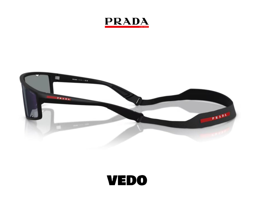 Prada Linea Rossa PS A 03S wraparound sunglasses vedosunglasses blue mirror