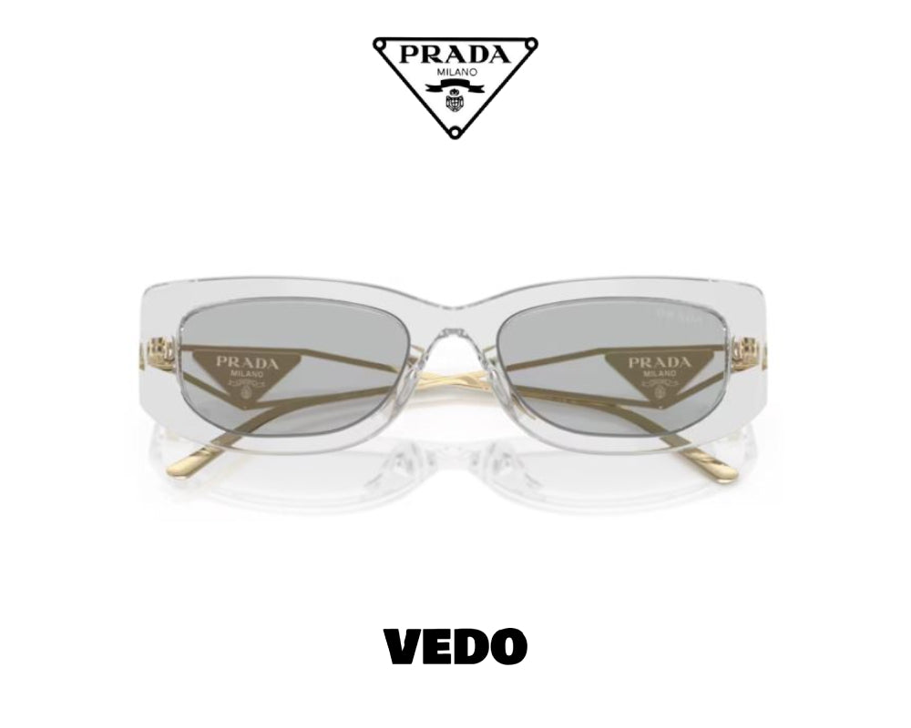 Prada PR 14YS square sunglasses vedosunglasses.com trasaprent