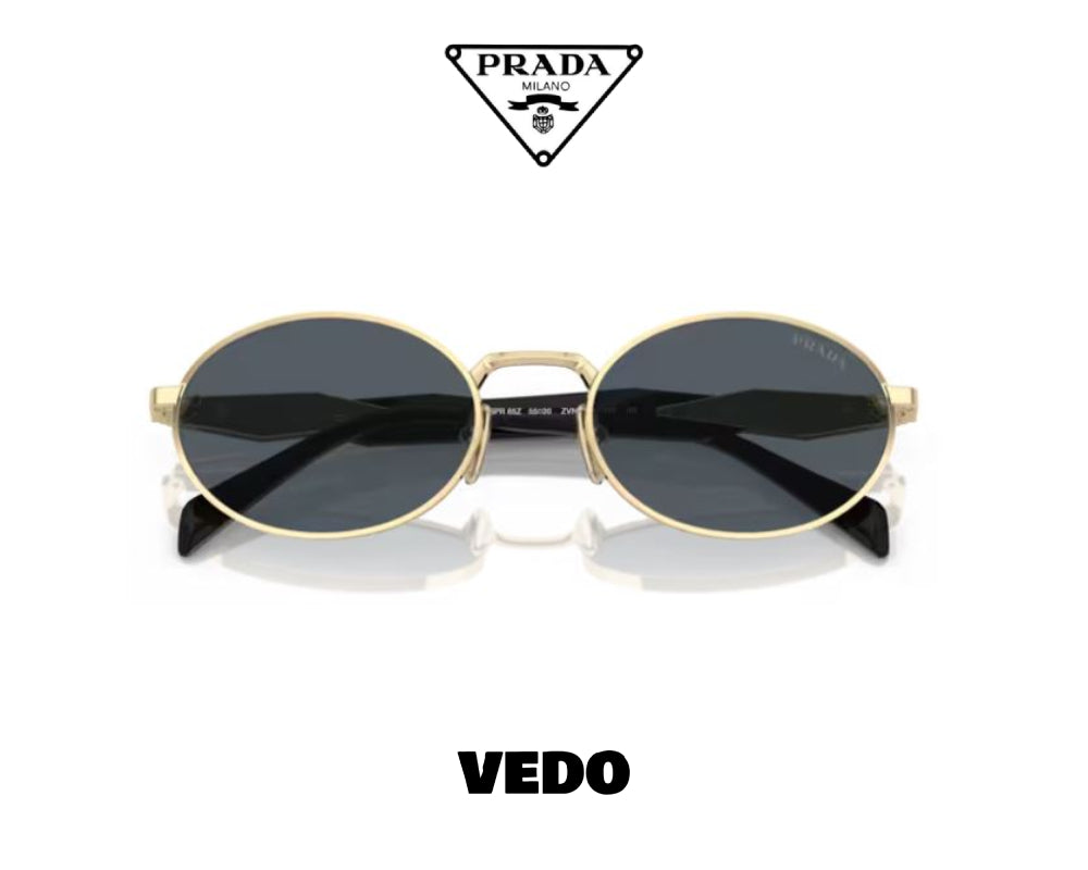 Prada PR 65ZS oval sunglasses vedosunglasses.com black