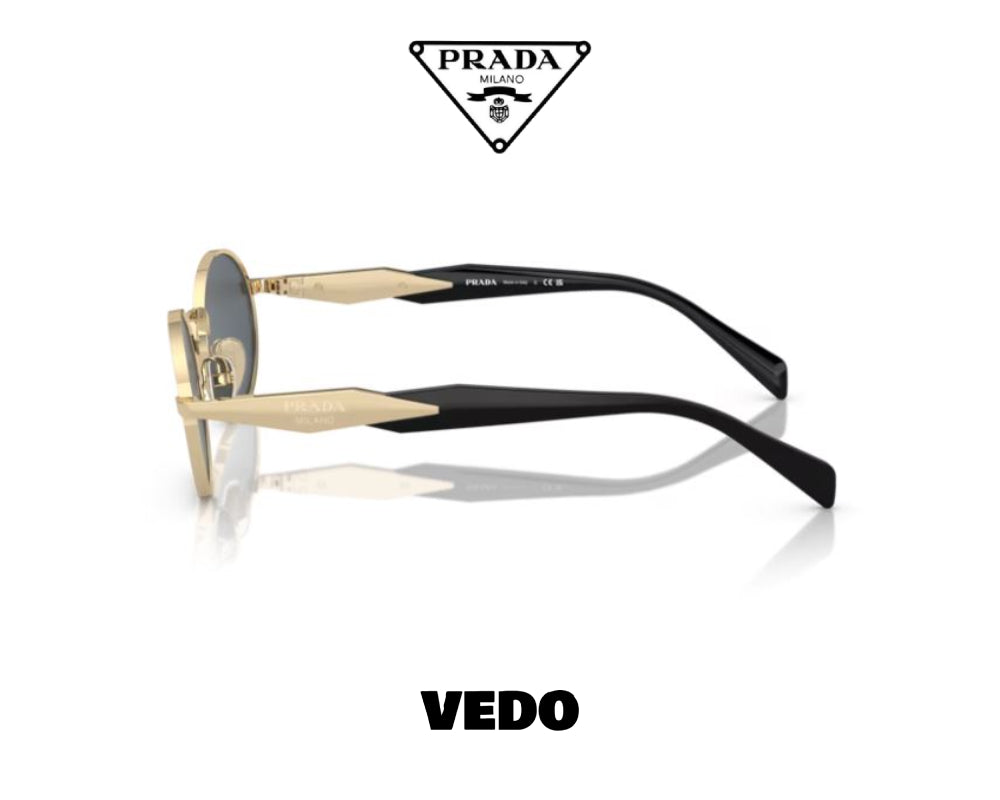 Prada PR 65ZS oval sunglasses vedosunglasses.com black