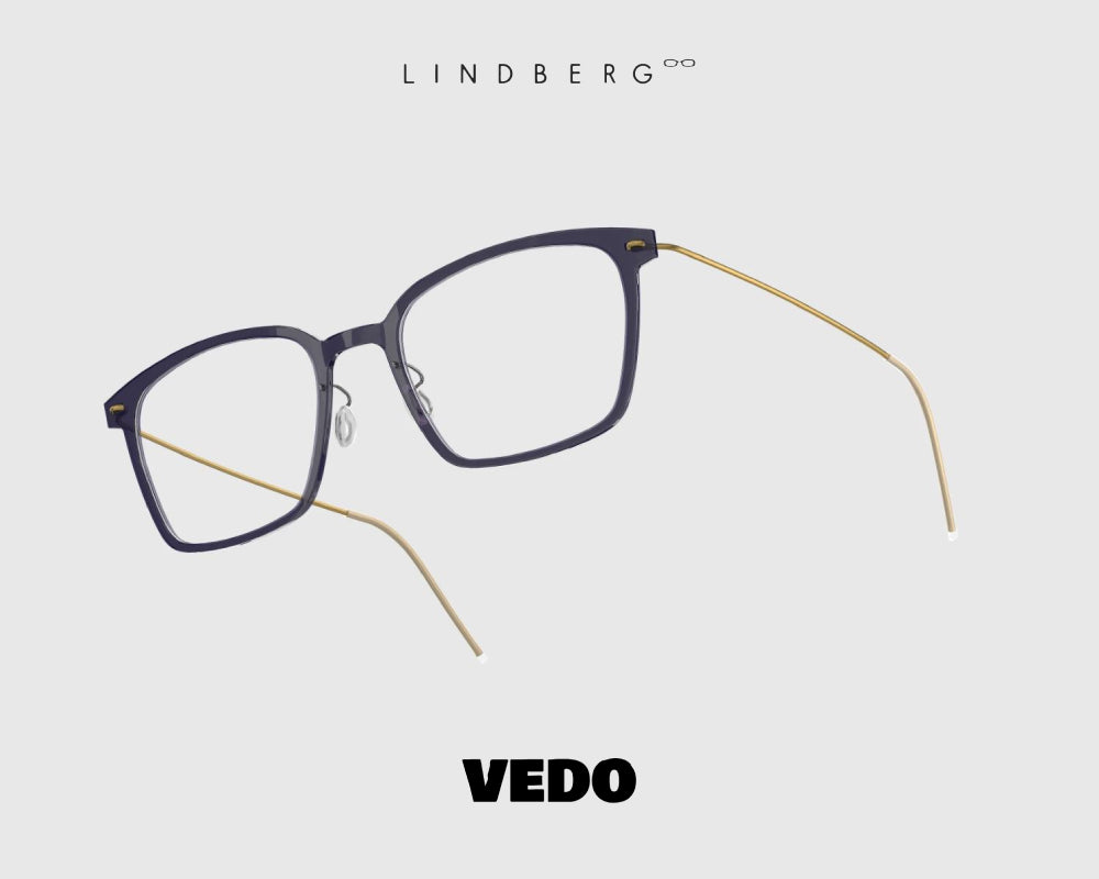Rectangular LINDBERG NOW 6536 eyeglasses vedosunglasses blue