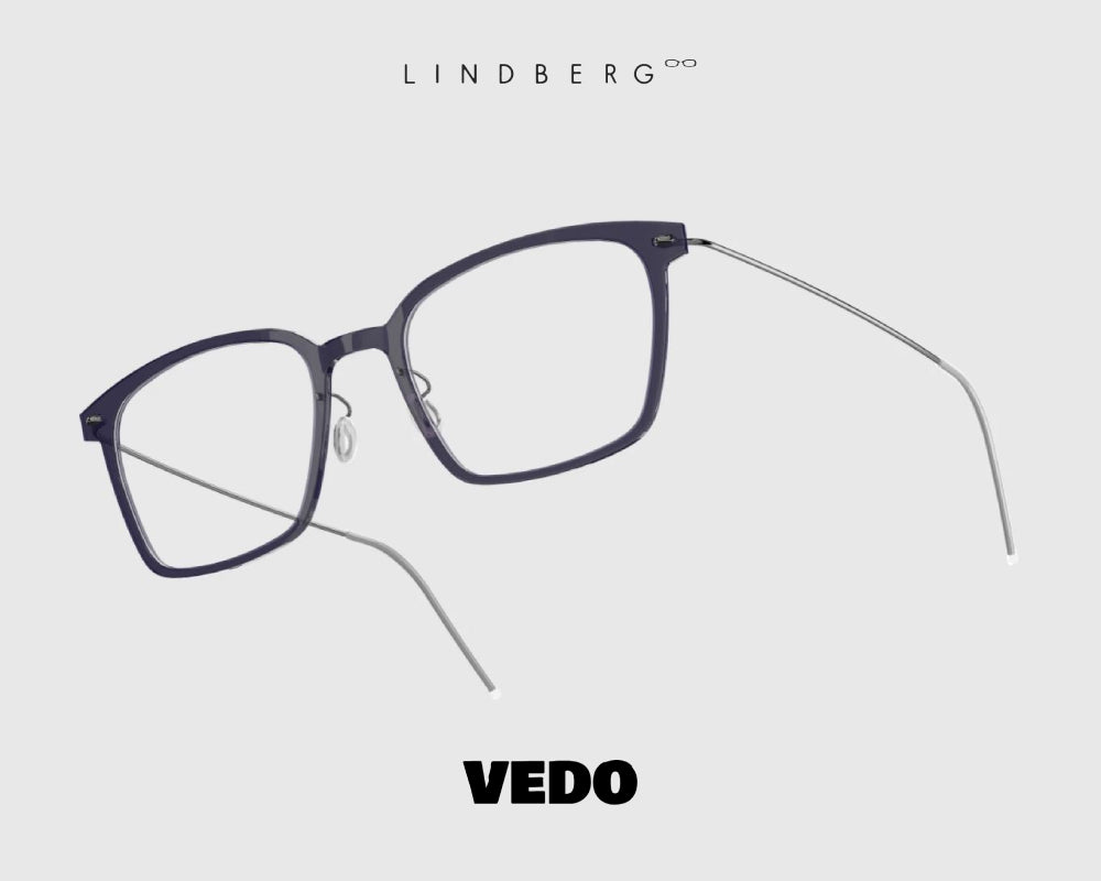 Rectangular LINDBERG NOW 6536 eyeglasses vedosunglasses blue