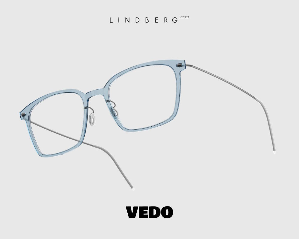 Rectangular LINDBERG NOW 6536 eyeglasses vedosunglasses light blue