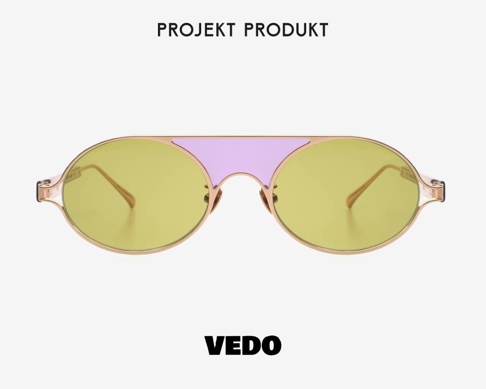Fashion Korean design sunglasses PROJEKT PRODUKT SCCC1 vedosunglasses.com rose gold green lenses