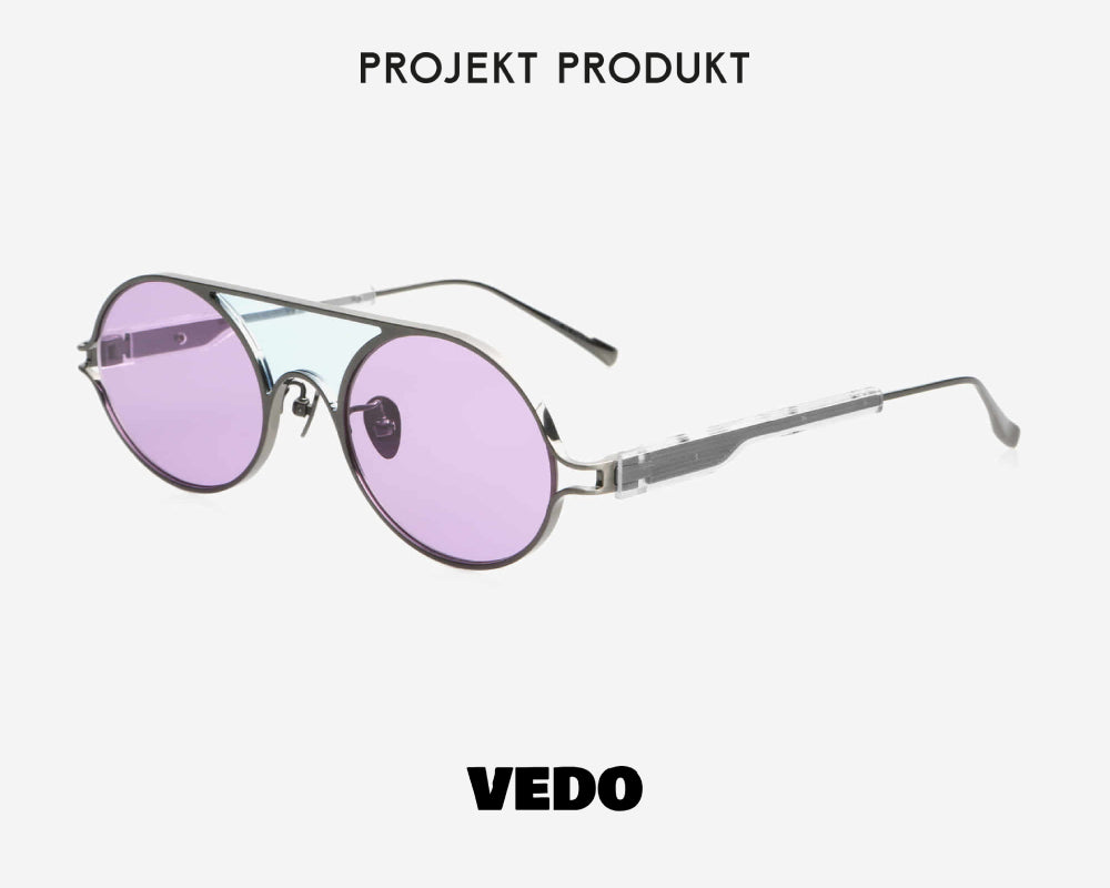 Fashion Korean design sunglasses PROJEKT PRODUKT SCCC1 vedosunglasses.com  silver purple lenses