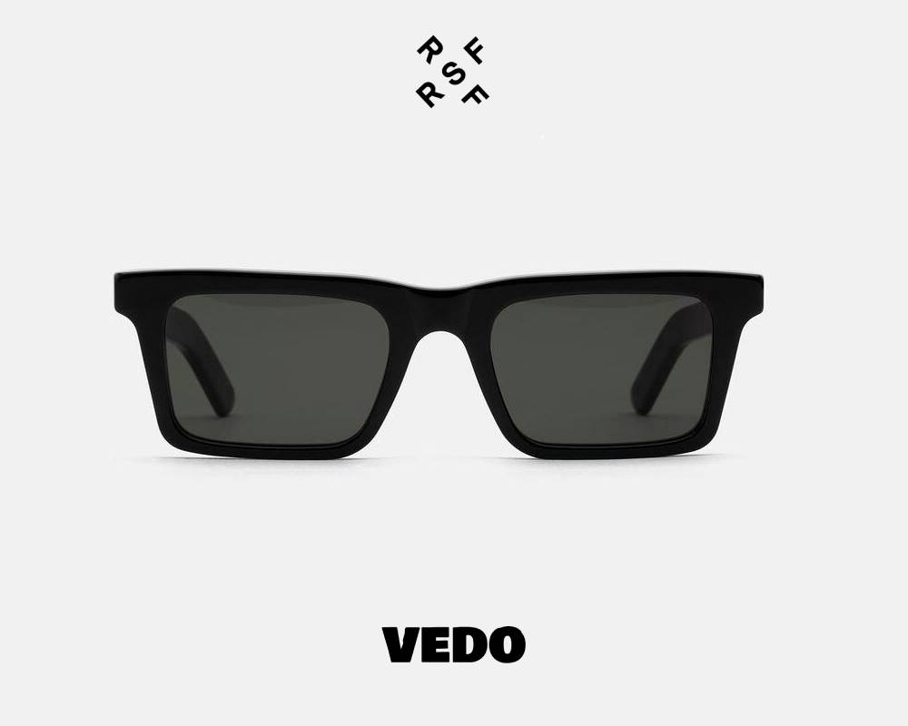 Rectangular sunglasses Retrosuperfuture 1968 vedosunglasses black 