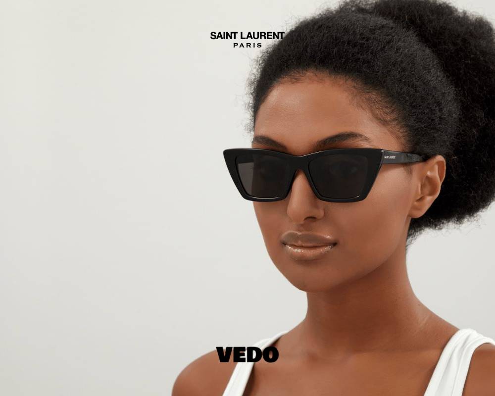 Saint Laurent MIKA SL 276 Cat-Eye Sunglasses black