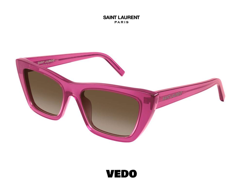 Saint Laurent MIKA SL 276 Cat-Eye Sunglasses fuchsia
