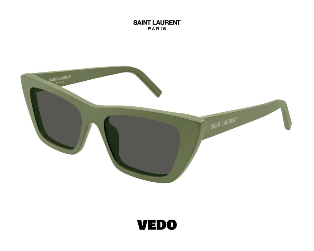 Saint Laurent MIKA SL 276 Cat-Eye Sunglasses green