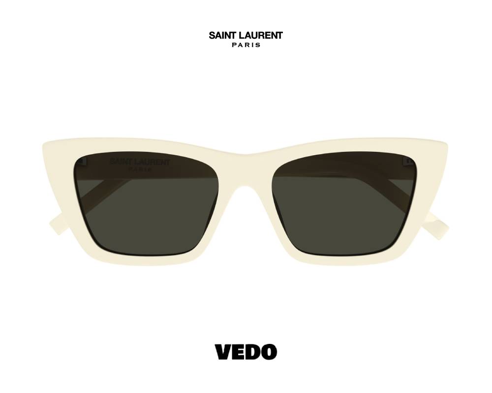 Saint Laurent MIKA SL 276 Cat-Eye Sunglasses white