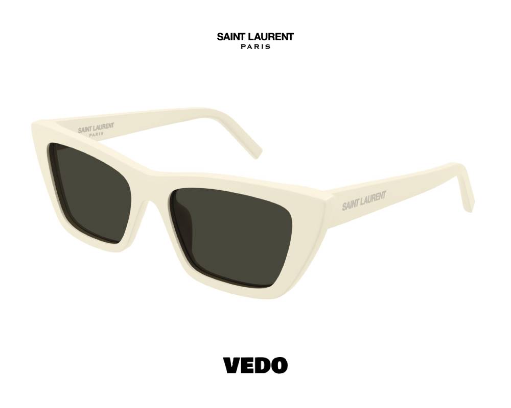 Saint Laurent MIKA SL 276 Cat-Eye Sunglasses white