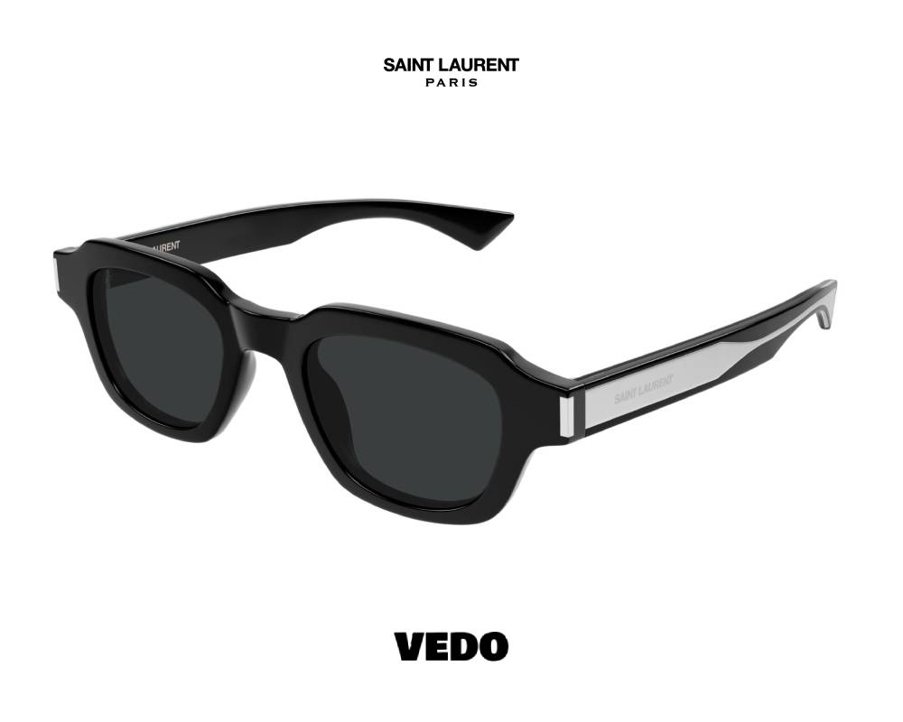 Saint Laurent SL 791 bold narrow Sunglasses black