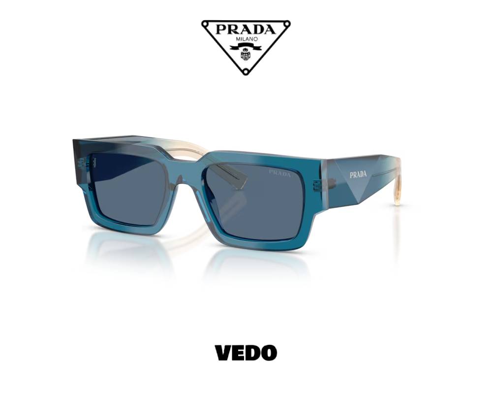 Squared Prada PR B17S Sunglasses blue