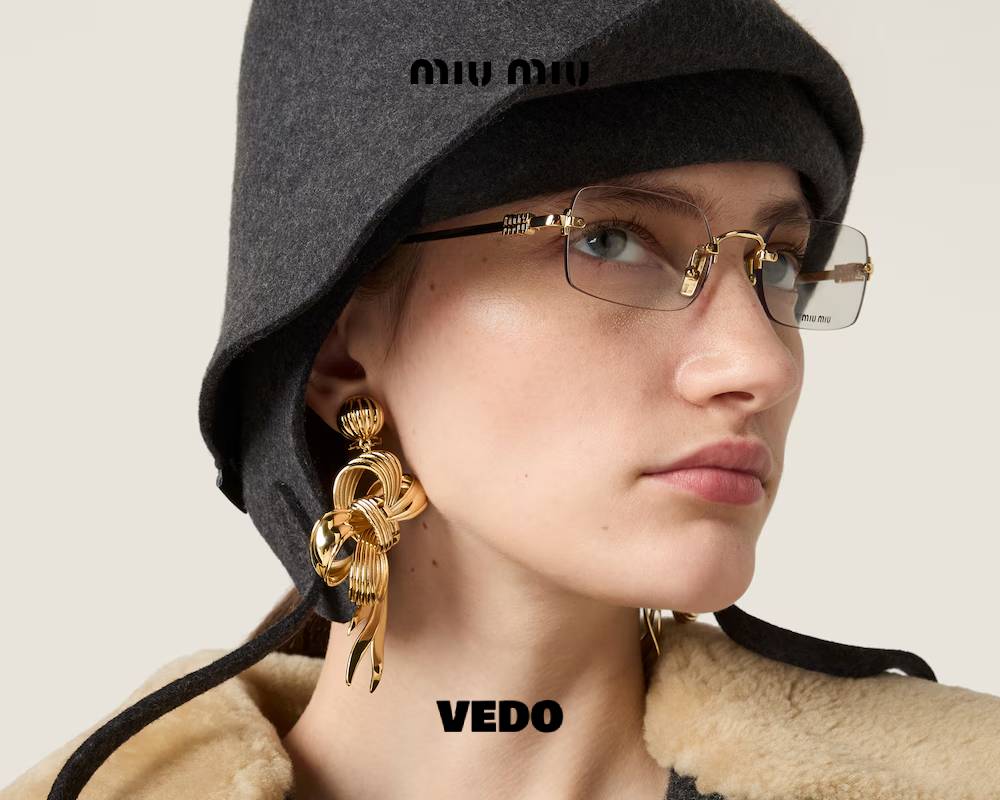 Squared glasant Miu Miu SMU B50 Sunglasses gold optical