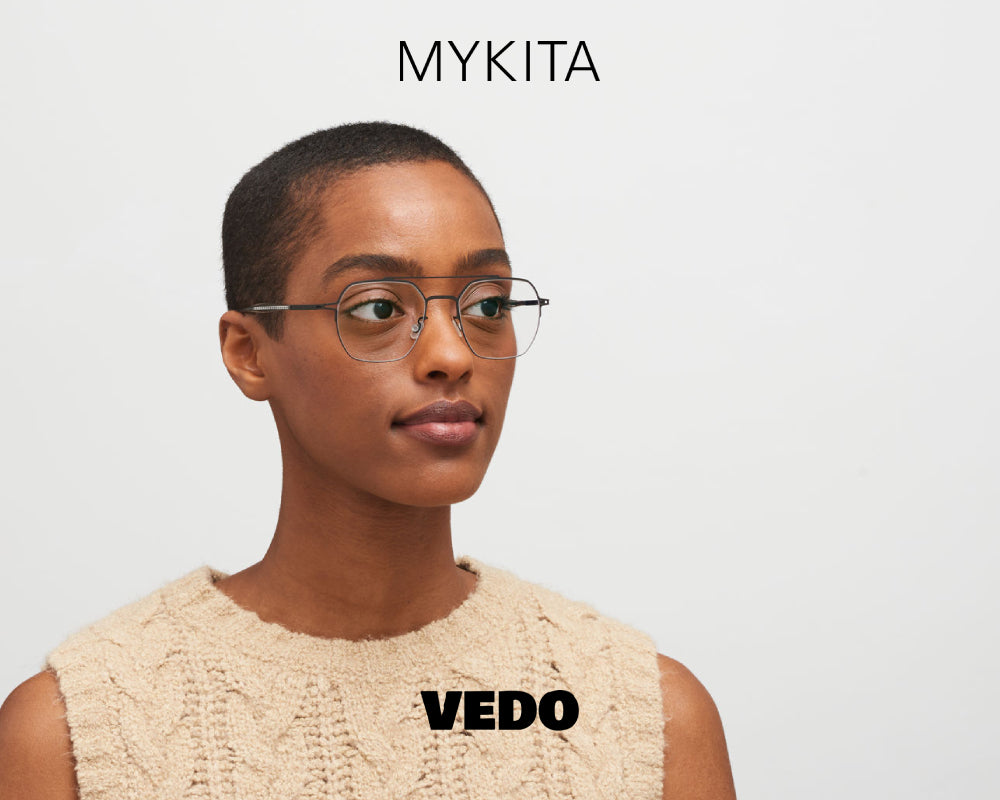 Double bridge eyeglasses MYKITA ARLO vedosunglasses.com black