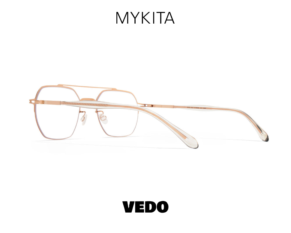 Double bridge eyeglasses MYKITA ARLO vedosunglasses.com gold