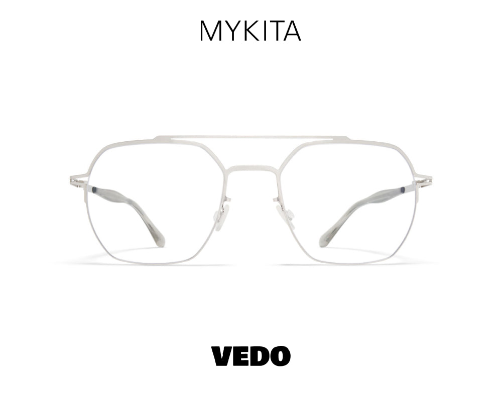 Double bridge eyeglasses MYKITA ARLO vedosunglasses.com silver