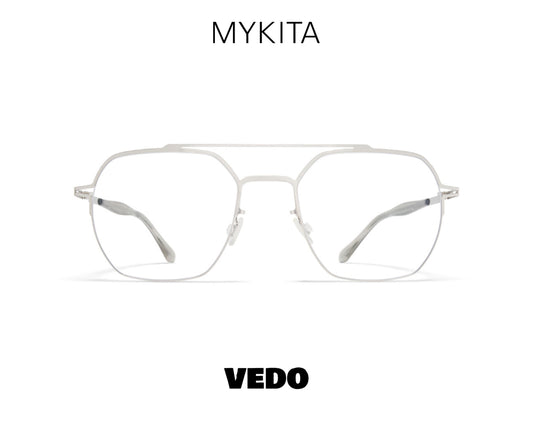 Double bridge eyeglasses MYKITA ARLO vedosunglasses.com silver