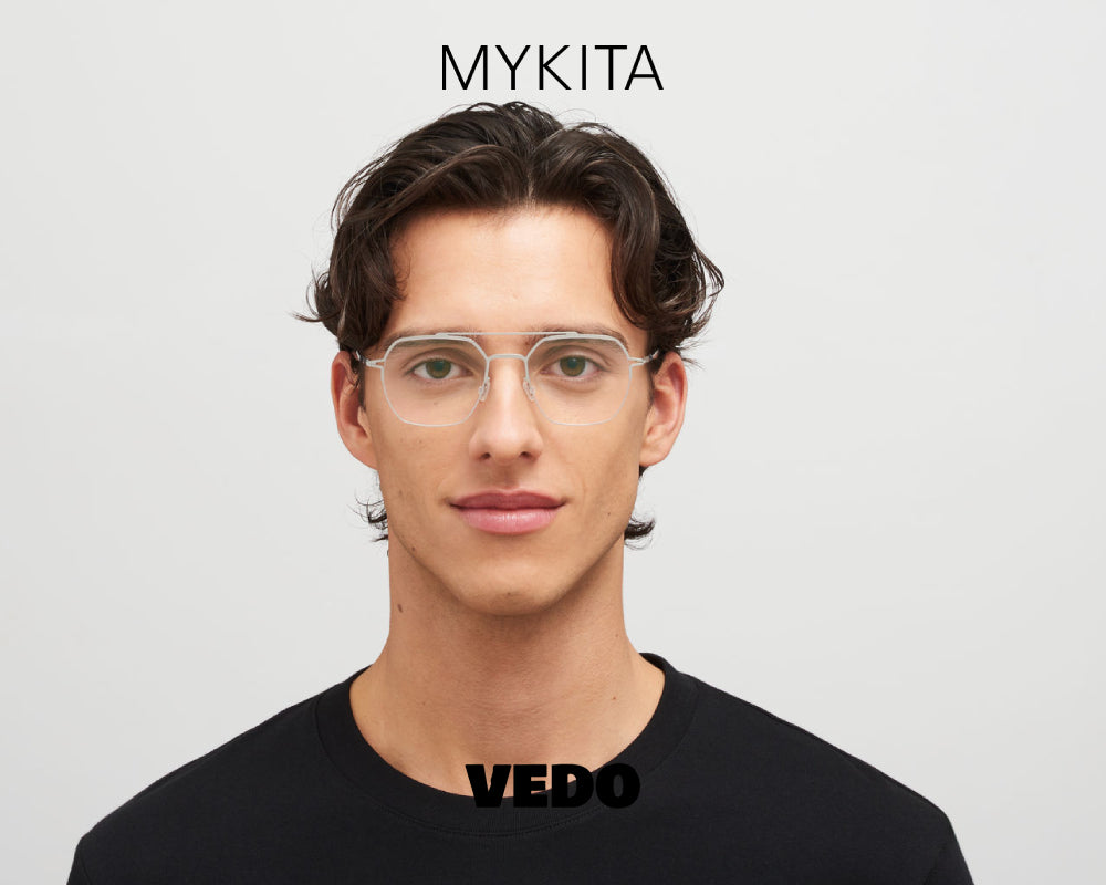 Double bridge eyeglasses MYKITA ARLO vedosunglasses.com silver