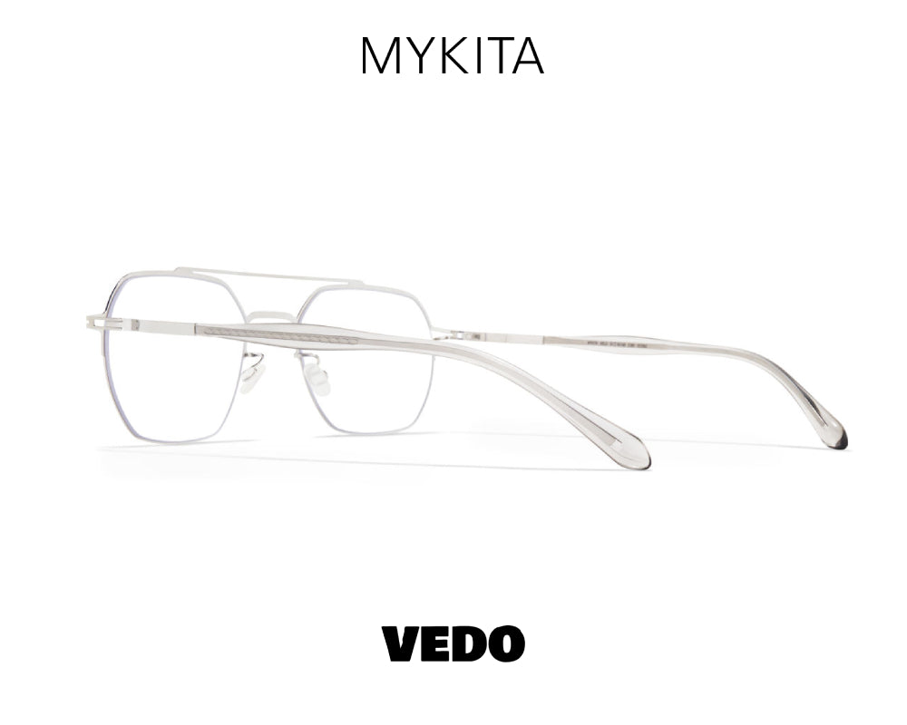 Double bridge eyeglasses MYKITA ARLO vedosunglasses.com silver