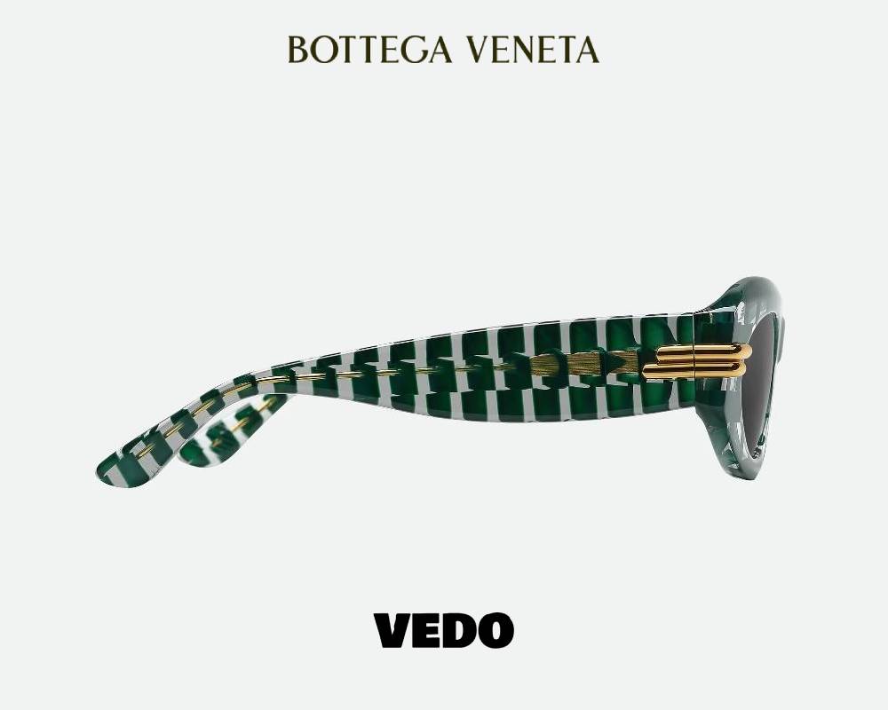 Bottega Veneta Mitre Oval Sunglasses BV1322S