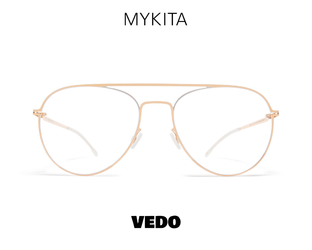 Aviator design eyeglasses MYKITA EERO vedosunglasses.com gold