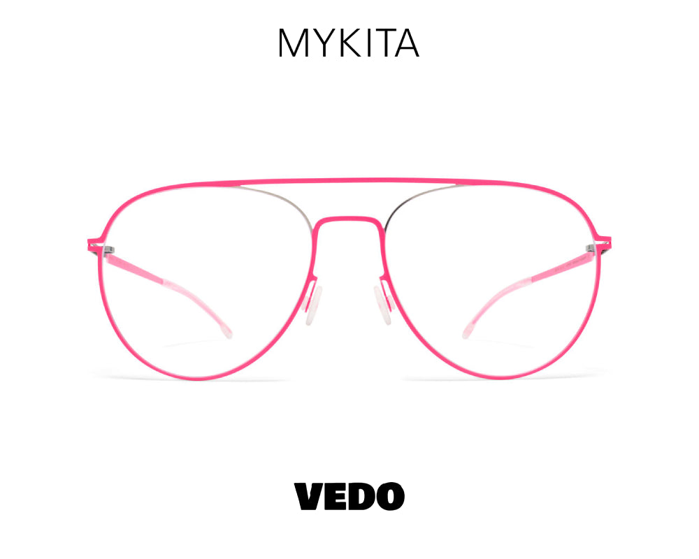 Aviator design eyeglasses MYKITA EERO vedosunglasses.com pink fluo