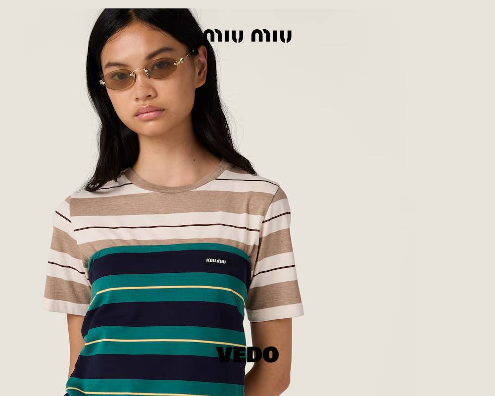 glasant Miu Miu SMU A54 Oval Metal Sunglasses gold light brown