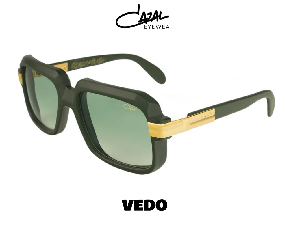 HipHop Anniversary Limited CAZAL 607 square sunglasses vedosunglasses green