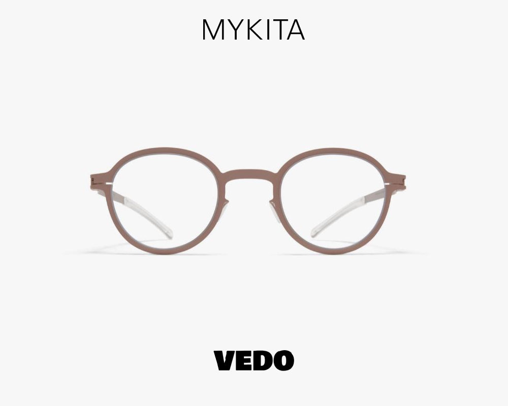 Round eyeglasses MYKITA Decades ROLLINS vedosunglasses beige desert