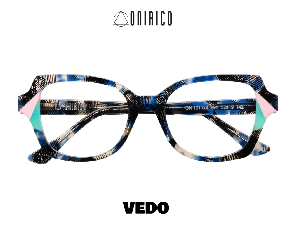 Butterfly feminine eyeglasses ONIRICO ON121 vedosunglasses.com blue havana