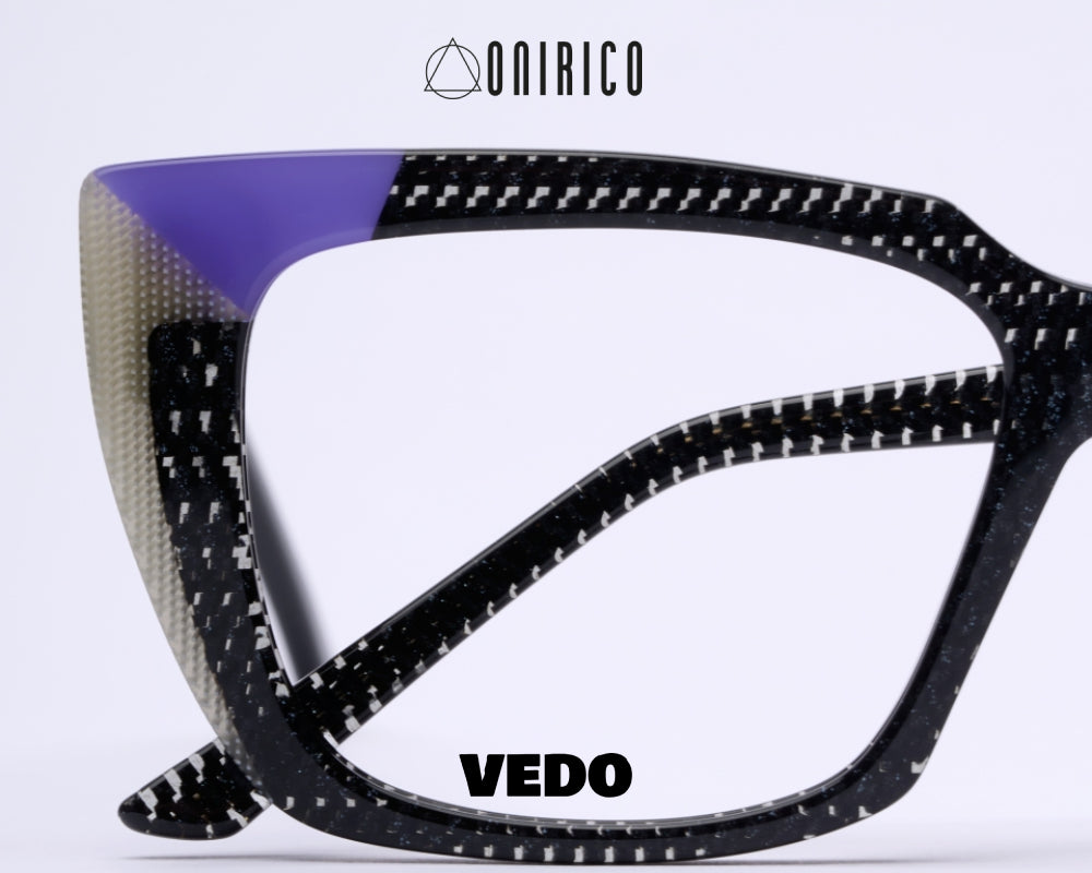 Square oversize multicolor ONIRICO ON126 eyeglasses vedosunglasses.com black