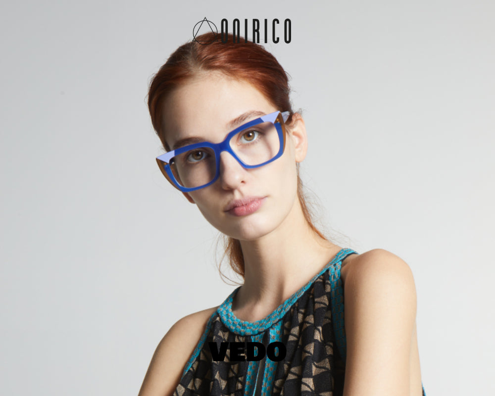 Square oversize multicolor ONIRICO ON126 eyeglasses vedosunglasses.com blue