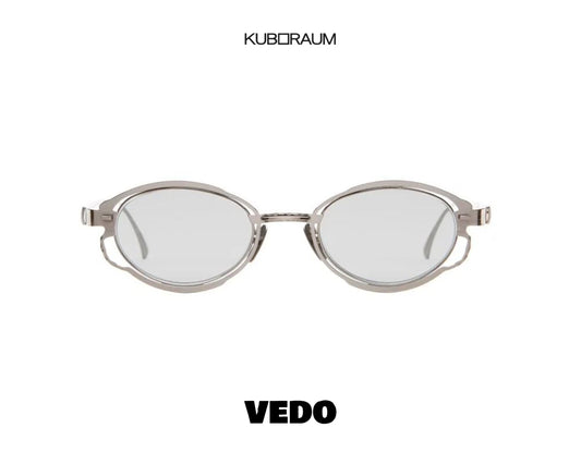 Oval metal design sunglasses KUBORAUM H01