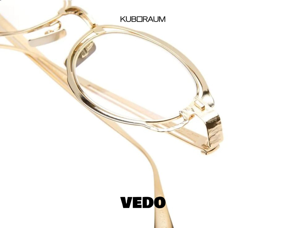 Oval metal design sunglasses KUBORAUM H01