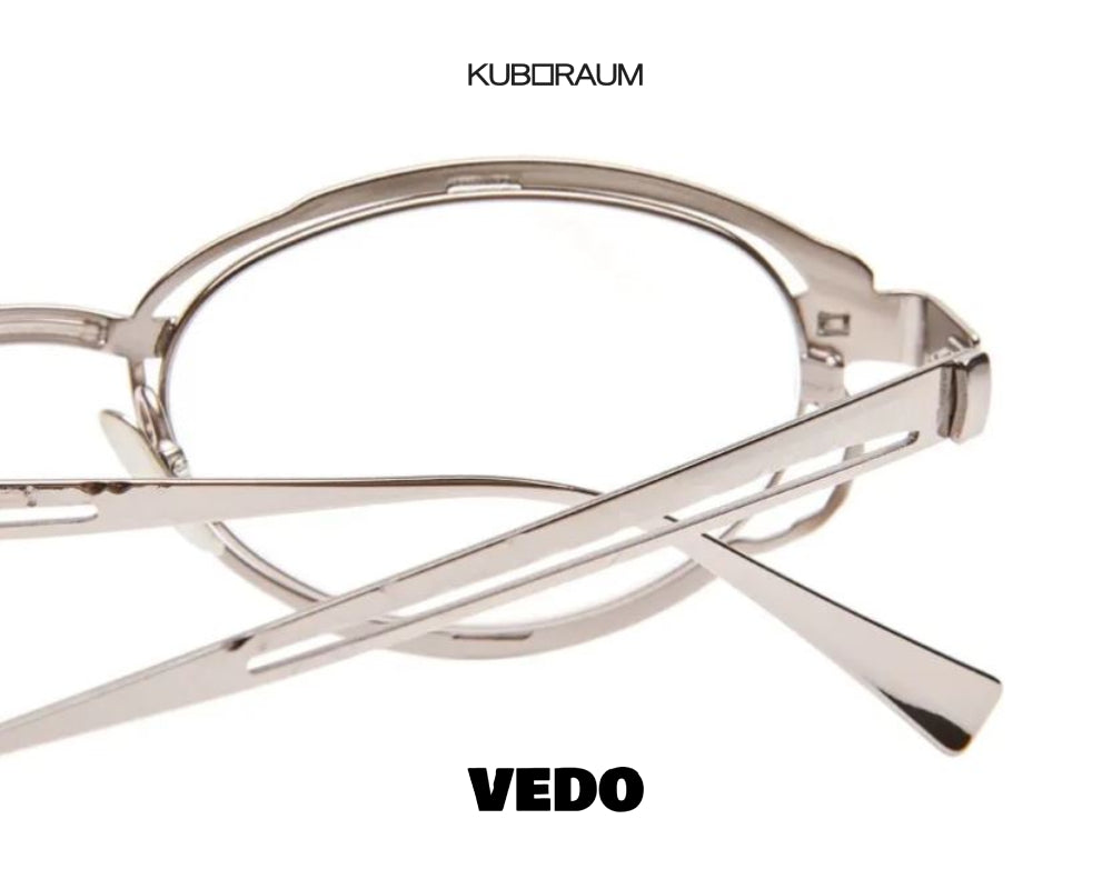 Oval metal design sunglasses KUBORAUM H01